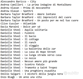 Libri - Scrittori in descrizione