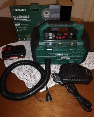 Compressore/pompa 20V + Batt e caricatore Parkside