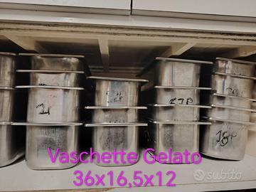 Vaschette Gelato inox