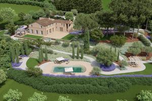 Villa con progetto approvato nel Parco del Conero