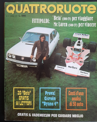 Quattroruote Aprile 1974 n.220