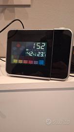 Stazione Meteo Sveglia Digitale con Proiettore LED