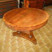 Tavolo antico Impero diametro 123 cm
