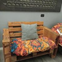 Divanetto e poltroncina in pallets