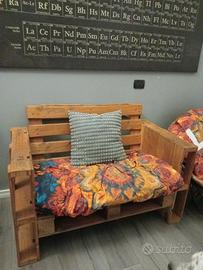 Divanetto e poltroncina in pallets