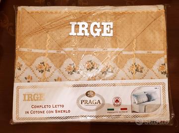 Completo Lenzuola Matrimoniale IRGE Vintage NUOVO