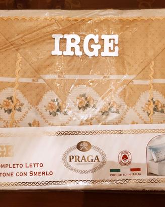 Completo Lenzuola Matrimoniale IRGE Vintage NUOVO
