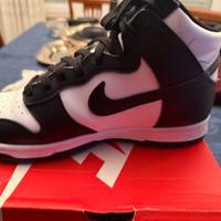 Scarpe Nike Dunk High Black White N42