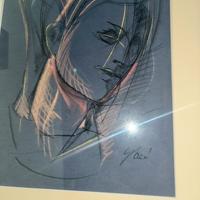 Quadro pittore mantovano Iori - volto