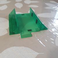 Vertical stend verde trasparente per ps2