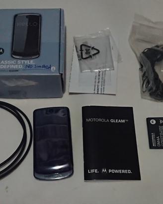Cellulare mobile phone motorola gleam gsm 900/1800