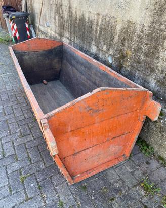 Bigoncia antica in legno