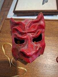 Maschera infernale cartapesta