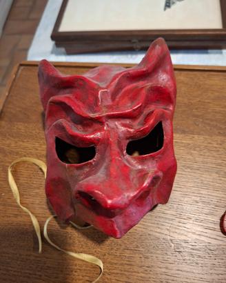 Maschera infernale cartapesta