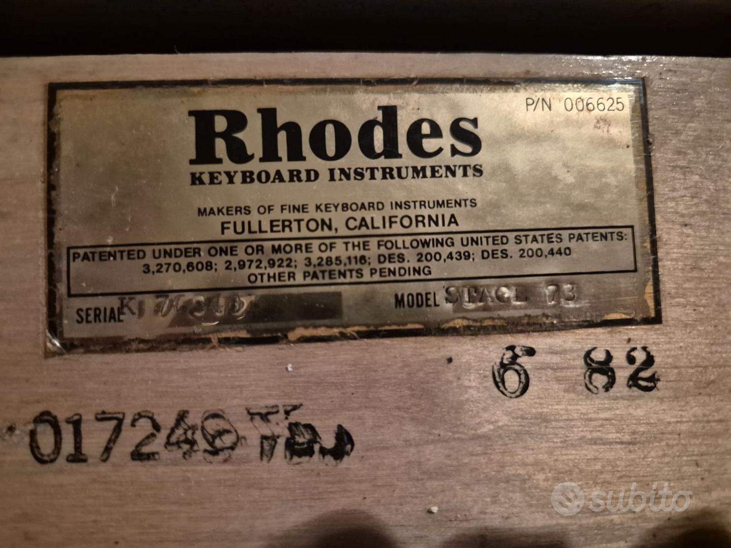 Fender Rhodes Stage 73 - Strumenti Musicali In vendita a Napoli