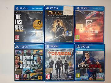 Set giochi Playstation 4