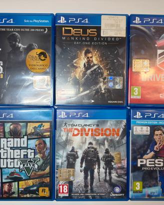 Set giochi Playstation 4