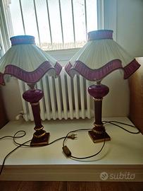 COPPIA DI LAMPADE DA TAVOLO