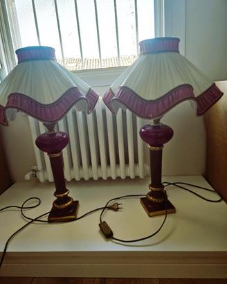 COPPIA DI LAMPADE DA TAVOLO