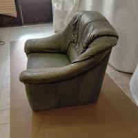 poltrona in vera pelle VINTAGE 