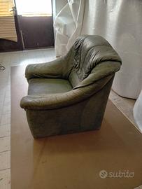 poltrona in vera pelle VINTAGE 
