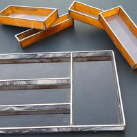 Organizer unico e decorativo in vetro a piombo