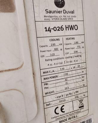 2 condizionatori Saunier Duval (cado/freddo)