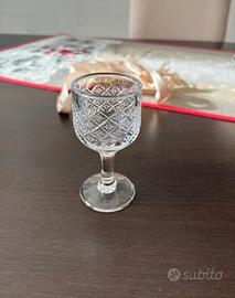 Bicchieri liquore cristallo