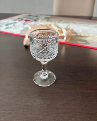Bicchieri liquore cristallo