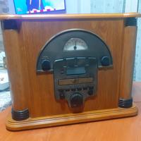 Radio cd in legno d’epoca FUNZIONANTE anni 70