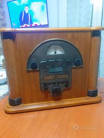 Radio cd in legno d’epoca FUNZIONANTE anni 70