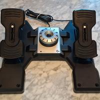 Pedaliera Logitech per simulatore di volo