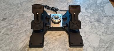 Pedaliera Logitech per simulatore di volo