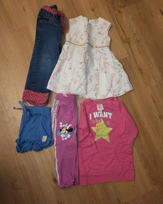 Stock 12-18 mesi: pantaloni, vestito, pantaloncini