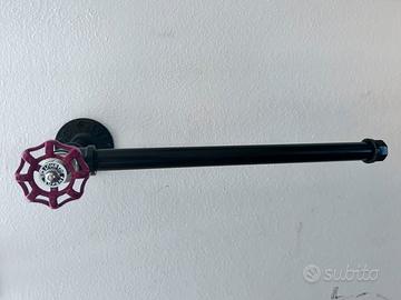 Porta rotolo carta cucina industrial vintage