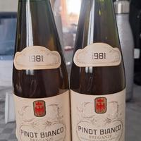 bottiglie di vino  bianco da collezione 
