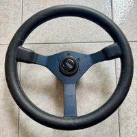 Volante Momo Pelle Razze  Blu MOZZO PANDA 4x4 750