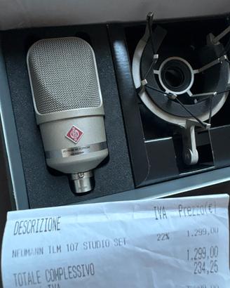 NEUMANN TLM 107 Studio Set -Condizioni Impeccabili