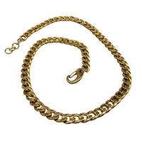 Collana uomo grumetta piatta L53cm in acciaio inox