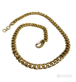 Collana uomo grumetta piatta L53cm in acciaio inox