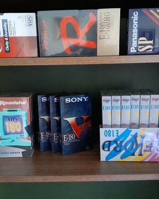 VIDEOCASSETTE NUOVE VERGINI SIGILLATE VHS