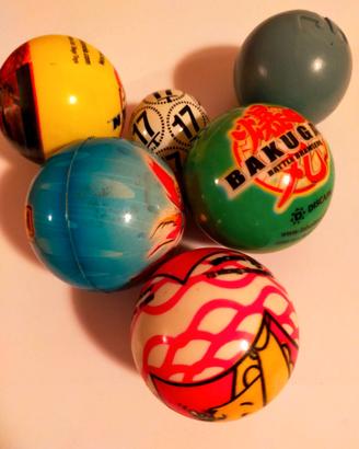 Lotto palline varie per collezionismo: 7 pezzi
