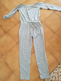 Tuta intera yoins donna grigia taglia s