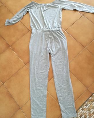 Tuta intera yoins donna grigia taglia s