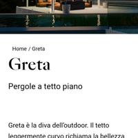 Pergola RGM modello Greta + tende ombreggianti