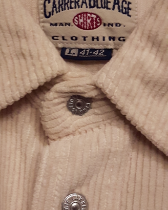 Camicia vintage Carrera in velluto