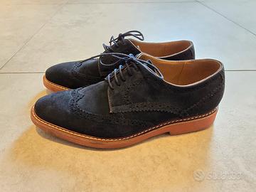Scarpe eleganti brogue Gutteridge blu 44 nuove