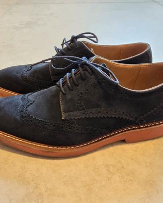 Scarpe eleganti brogue Gutteridge blu 44 nuove