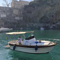 Gozzo in legno Cantieri del Cilento