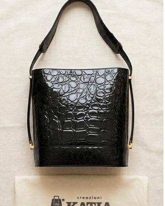Borsa Secchiello Vintage "Creazioni Katia"